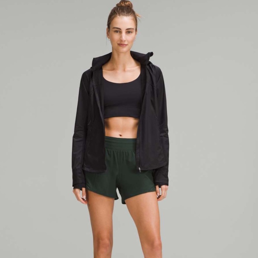 Lululemon Hotty Hot High-Rise Lined Short 4" in Legacy Green